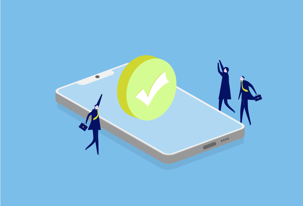 Abbildung Illustration Mobilephone